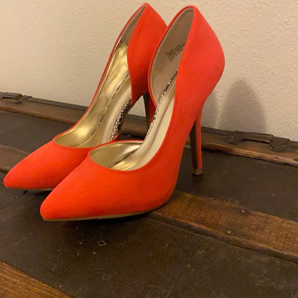 Never Worn, Orange, Charlotte Russe Pumps